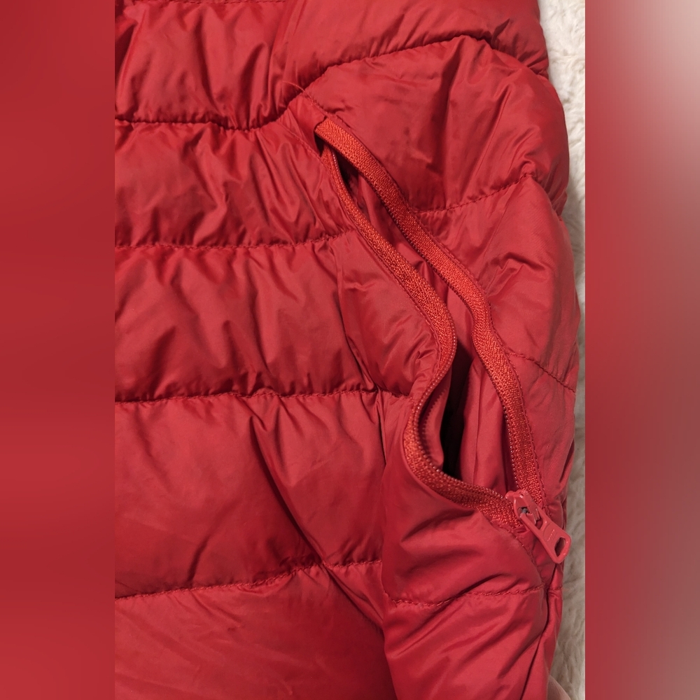 Lands' End Bright Red Lightweight Down Filled Puffer Jacket sz 2X - Picture 3 of 13